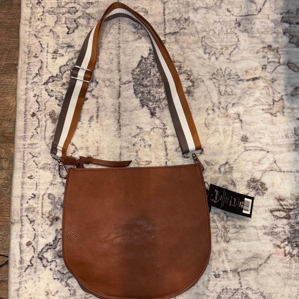 Brown Leather Crossbody Bag